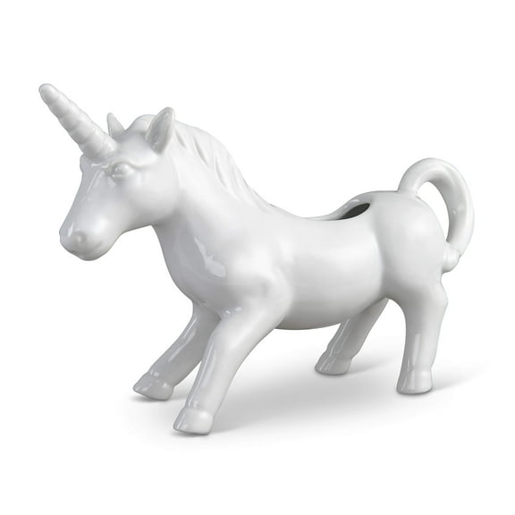 HIC Harold Import Co. HIC Unicorn Creamer, Fine White Porcelain, 4-Ounces