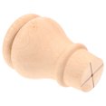 thumbnail image 4 of FESTFENDS Khaki Wooden Leg 1Set for Furniture Home Use European Design, 4 of 7