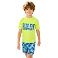 thumbnail image 4 of ZHOGXU Summer Boy Beachwear Lightweight Printed Tee Crewneck T Shirt Tops Shorts Sets 2PCS Outfits, 4 of 6