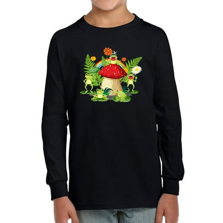 

Frogs On Mushroom Long Sleeve Toddler -Image by Shutterstock 4 Toddler