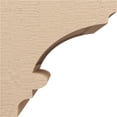 thumbnail image 3 of 12"W x 12"D x 12"H Wide Diane Rough Cedar Woodgrain TimberThane Corbel, Primed Tan, 3 of 6