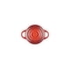 thumbnail image 5 of Le Creuset Juego de 4 mini cocottes con libro de cocina, 8 onzas cada una, cereza, 5 of 8