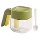 thumbnail image 1 of Botella de Condimentos de Cocina de Gran Capacidad con Asa | Organizador de Especias con Tapa Abatible | Frasco Duradero con Múltiples Compartimentos para Hierbas, Especias, Sal y Pimienta | Fácil de, 1 of 2
