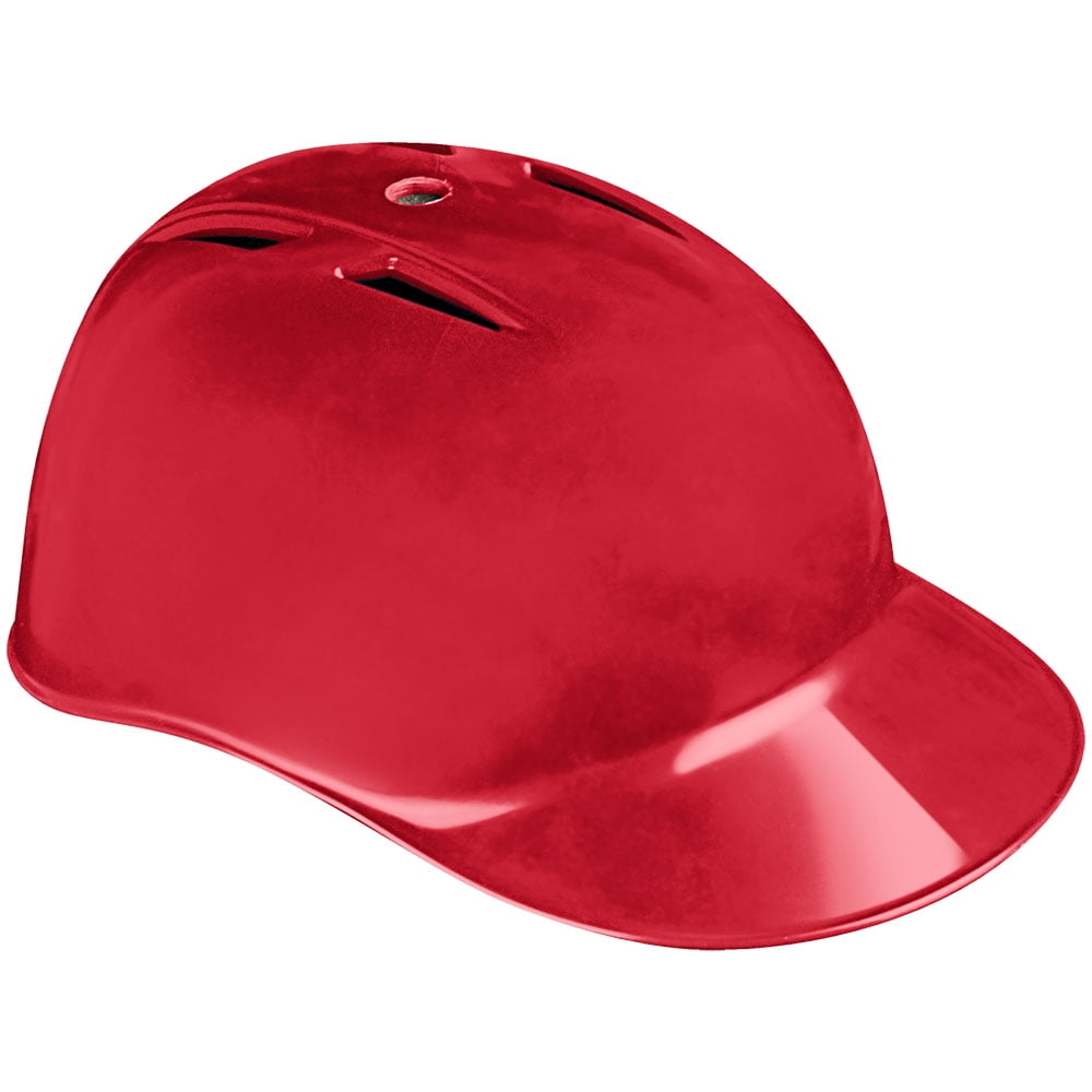 CHAMPRO Baseball/Softball Catcher's and Coach's Helmet, Small, Scarlet