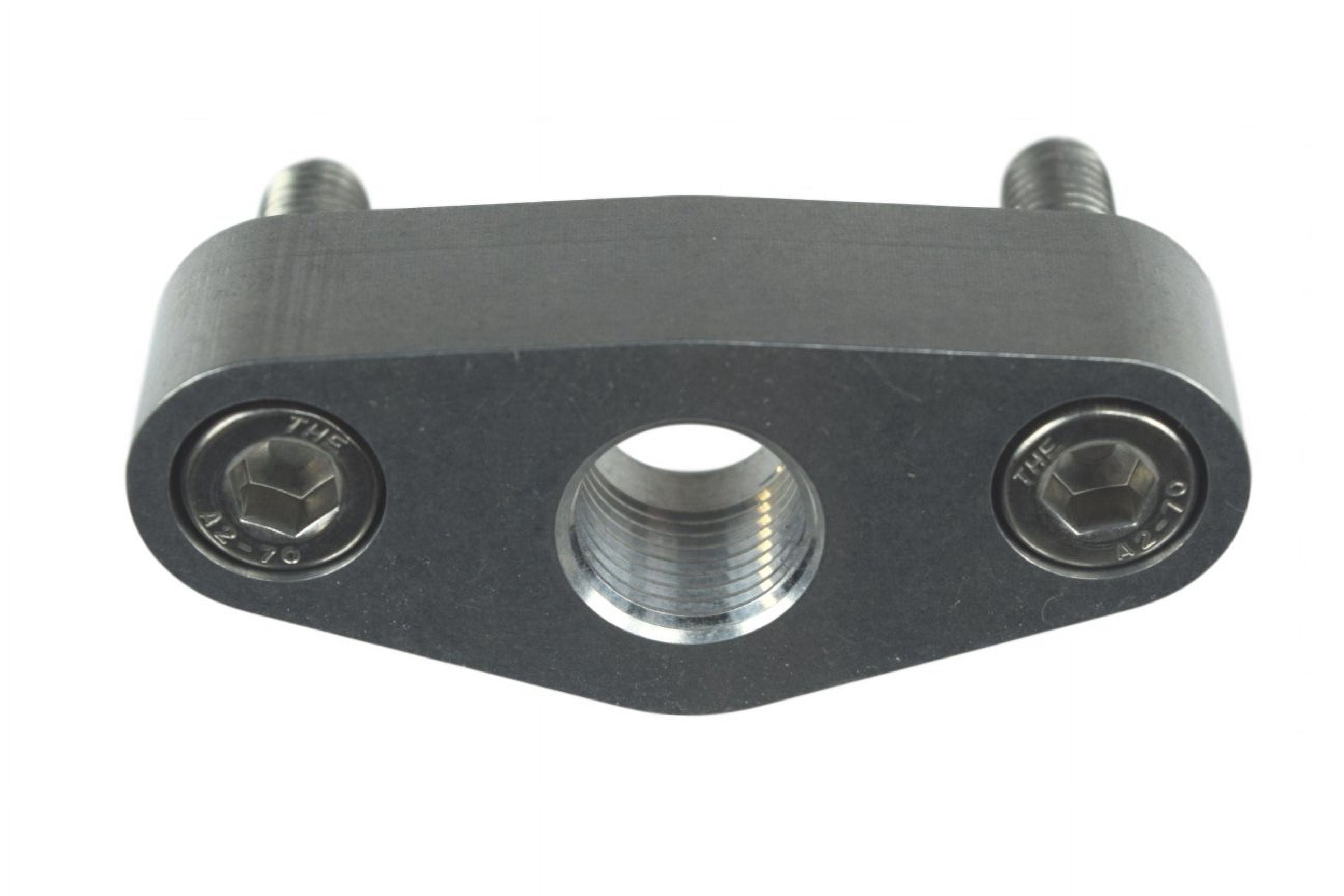 ICT Billet Oil Pressure Sensor Adapter Port - For Gen 4 LS Valley Pan - M16-1.5 Sending Unit 551623