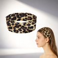 thumbnail image 2 of CAIXIA Leopard Print Headbands for Women Men Fashion Sweatbands Athletic Elastic Hairband for Hiking Cycling Running Yoga Football Workout Accessories, 2 of 6