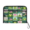 thumbnail image 7 of Expandable Folder with Colored Tabs, Desktop Folding Folder for Organizing Files by Category, with 13 Pockets, Suitable for Office Use Lotus Leaf, 7 of 7