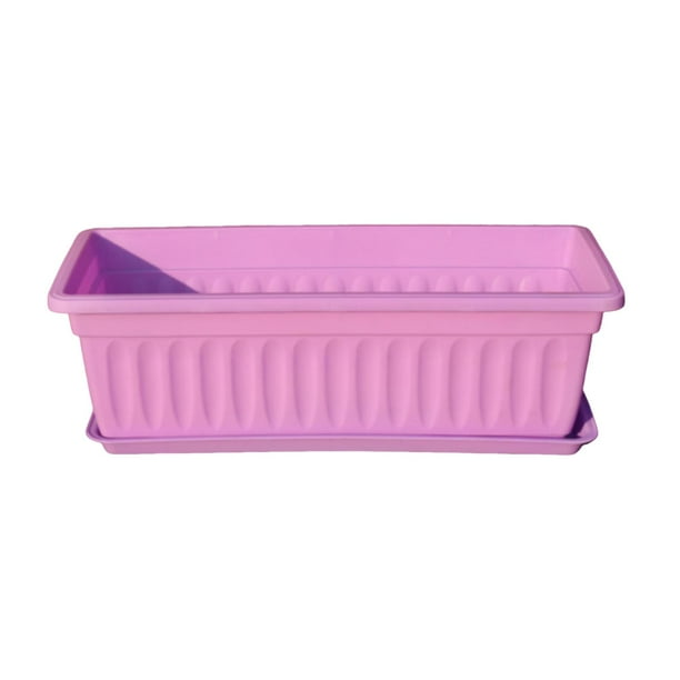 Jardinera de ventana Maceta Macetas para flores y verduras Jardineras Cajas Jardinería Vivero Púrpura
