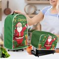 thumbnail image 2 of Renewold Green Christmas Toaster Cover 4 Slice and Blender Cover Set Greasy Protection Santa Kitchen Appliance Dust Cover Juicer Cover Wide Slot Oven Dust Covers Decorations, 2 of 6