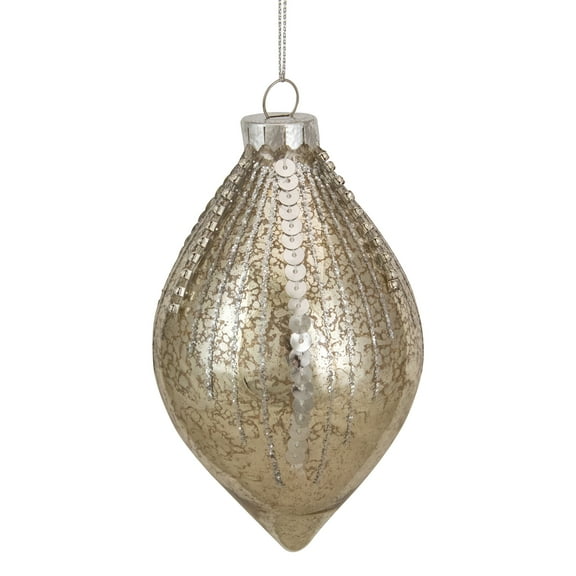 Northlight Assorted Colors Glass Christmas Decorative Accent Ornament, 5"