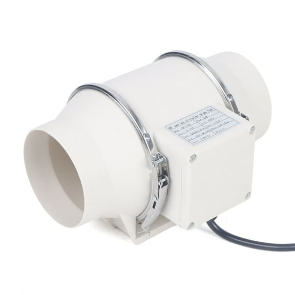 220 CFM 4” Inline Duct Ventilation Fan Bathroom Kitchen Vent Exhaust Air Blower