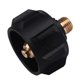thumbnail image 2 of QCC1 Propane Adapter Gas Regulator Valve Fitting with Nut and 1/4 Inch Male Pipe Thread, 2 of 5