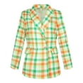 thumbnail image 3 of Vedolay Jackets Women's Blazer Casual Long Sleeve Open Front Business Lapel Suit Jacket,Green XXL, 3 of 5