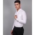 thumbnail image 6 of Luxe TryBuy Premium White Cotton Solid Casual/Formal Shirt For Men, 6 of 8