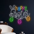 thumbnail image 2 of Handmadetneonsign Happy Easter Neon Sign, Happy Easter Led Sign, 2 of 3