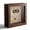 Brown, variant on 12 x 16 Inch Large Shadow Box Frame, Black Wood Display Case with Tempered Glass Cover & Soft Linen Backboard for Wall Mount Memory Display