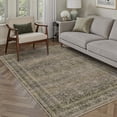 thumbnail image 6 of BERTHMEER Small Area Rugs 3'x5' for Bathroom Kitchen Bedroom Entryway Rugs Non Slip Washable Vintage Taupe Carpets Oriental Dorm Office Entrance Traditional Distressed Throw Rugs, 6 of 8