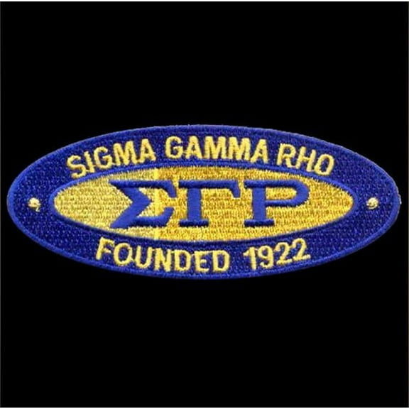 SGR 4"W Oval Founders Emblem W/Heat Seal Backing