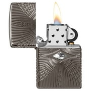 Zippo Pattern Armor Black Ice Pocket Lighter