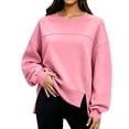 thumbnail image 3 of MexChoioe Womens Sweatshirt Crew Neck Long Sleeve Loose Casual Daily Sweatshirts for Womens, 3 of 6