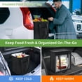 thumbnail image 5 of Sentryse 10-Pack Insulated Grocery Bags with Zipper, Large Reusable Cooler Bags for Frozen Food, Grocery Shopping, Meal Transport, Picnic & Travel + 40 Ice Packs & 5 Funnels, 5 of 8