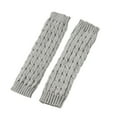 thumbnail image 3 of harmtty Fleece Lined Leg Warmers Women Knitted Long Boot Socks Winter Solid Color Knee-High Thick Calf Warmers for Daily Wear Skating, 3 of 8