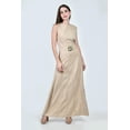 thumbnail image 1 of Maxi vestido con detalle metalico Roman Fashion /Juvenil, 11038 (Beige) beige EG, 1 of 5