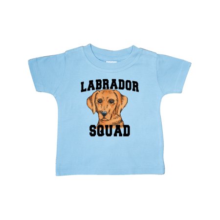 

Inktastic Dog Labrador Squad Gift Baby Boy or Baby Girl T-Shirt