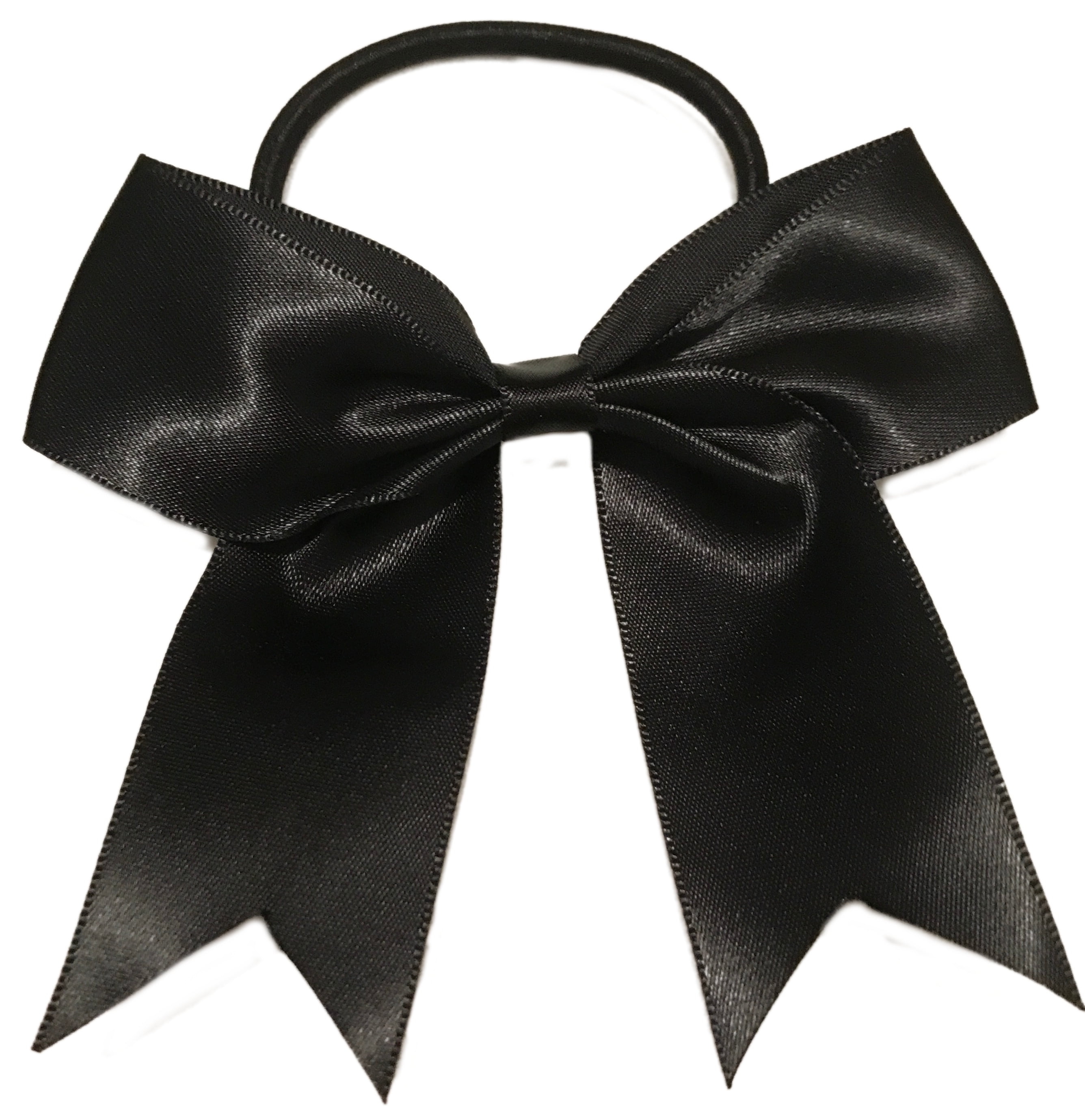 It's Ridic! Hair Tie Ponytail Holder Set of 5 Black Bow