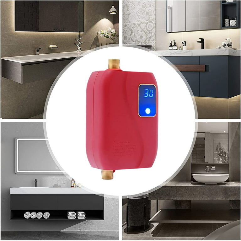 Electric Water Heater 110V 3000W Instant Hot Water Heater Under Sink for  Kitchen