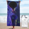 thumbnail image 1 of Toalla de playa S-Ylveon, suave, de secado rápido, resistente a la arena, para piscina, yoga, gimnasio, camping, toallas de baño ligeras, regalo para niños, niñas, niños y adultos, 31,5 x 63 pulgadas, 1 of 8
