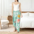 thumbnail image 6 of Lsque Elephant and Flowers Print Women's Pajama Pants, Lounge Pant - Comfortable Home Wear,Elastic Waistband, Stylish Design-Large, 6 of 9