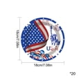 thumbnail image 3 of Patriotic Independence Day Paper Plates and Cups Set, Multicolor Party Tableware, Food-Grade Disposable Design, 1-Piece, 3 of 6