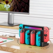 Switch Controller Charging Dock Station with Charging Cable, joycon Charger Dock for OLED, Switch Accessories for Gamer