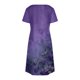 thumbnail image 5 of Vestido Corto de Verano Moda Gradiente Corto de Manga en V Cuello Vestido Casual, Poliéster Ligero de Verano, Lavado de Manos, 5 of 9