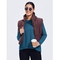 thumbnail image 3 of Pinspark Long Sleeve Workout Shirts for Women Activewear Casual Workout Tops with High-Low Hem for Yoga Gym Running Camping, 3 of 8