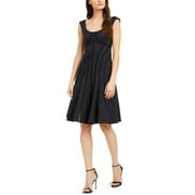 Nanette Lepore Sleeveless Crochet-Trim Dress