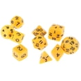 thumbnail image 1 of Juego de Dados acrílicos poliédricos Zulema 10 piezas D4-D30 amarillo, 1 of 8