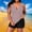 Pink, variant on pstuiky Swimsuits for Women Solid Color Crew Neck Plus Size Adjustable Strap Two Piece Bathing Suits Women's Swimwear Sling Two-Piece Sets Chest Support with Boy Shorts Womens Swim Suits
