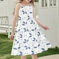 thumbnail image 7 of 7-8 Years Little Girls Dress Summer Sleeveless Dresses for Girls 3-13 Years Children Clothes, 7 of 7