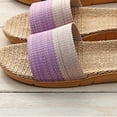 thumbnail image 6 of Kayannuo Summer Slippers for Women Women's House Slippers Indoor/Outdoor Fashion Couple Casual Linen Round Head Comfy Casual Wear-resisting Home Shoes, 6 of 6