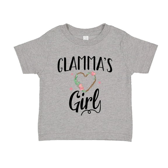 Glamma's Girl Toddler T-Shirt 2T Athletic Heather