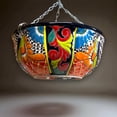 thumbnail image 2 of Talavera Hanging Planter | Colorful Hand-Painted Mexican Flower Pot, 2 of 5