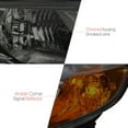 thumbnail image 2 of Debrroce Smoke Tinted Headlight Amber Corner Signal Reflector Driver Passenger Side Re-Use 9005 / 9006 Bulbs-Bulb Shape Code Factory Chrome for Honda for Civic 2006-2011, 2 of 8