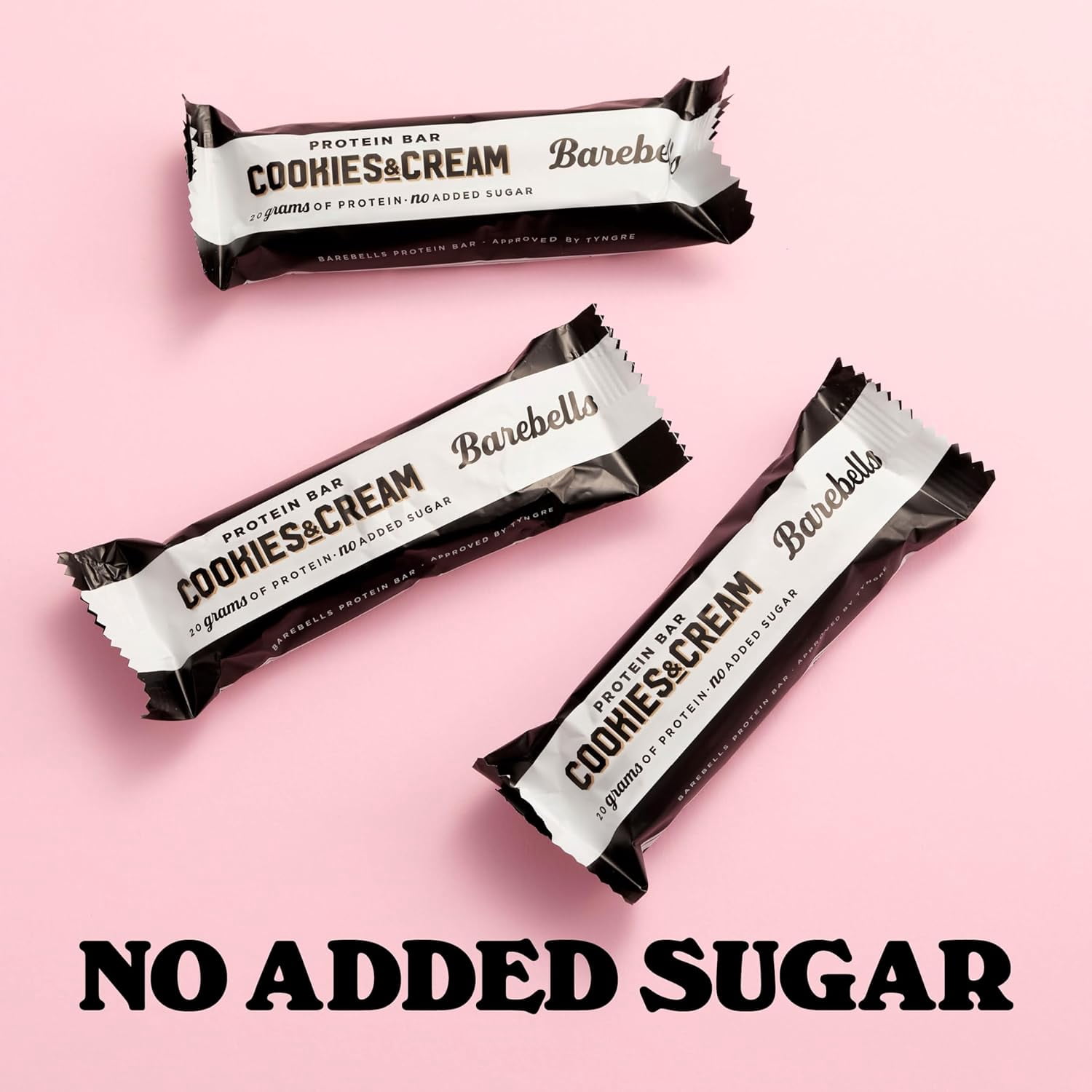 (Pack Of 6) Barebells Protein Bar Cookies & Cream 7.76 Oz