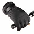 thumbnail image 3 of Naiovety Guantes de esquí con pantalla táctil para hombre, impermeables, a prueba de viento, para invierno, cálidos, antideslizantes, para patinaje, Deportes de nieve gris Naiovety HW4705-02, 3 of 6
