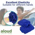Aloud Creations 4 Pc Double Sided Microfiber Cleaning Gloves Car Wash