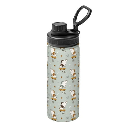 

Hirioo Dog Riding Skateboard for 18oz Sports Insulated Kettle for Gym Hiking Camping Running Mountain Bike Outdoor Sports