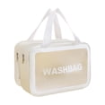 thumbnail image 2 of Neceser de viaje, neceser organizador para mujer, bolsa de maquillaje con separación y húmedo, estuche de cosméticos para juegos de deportes, 2 of 10