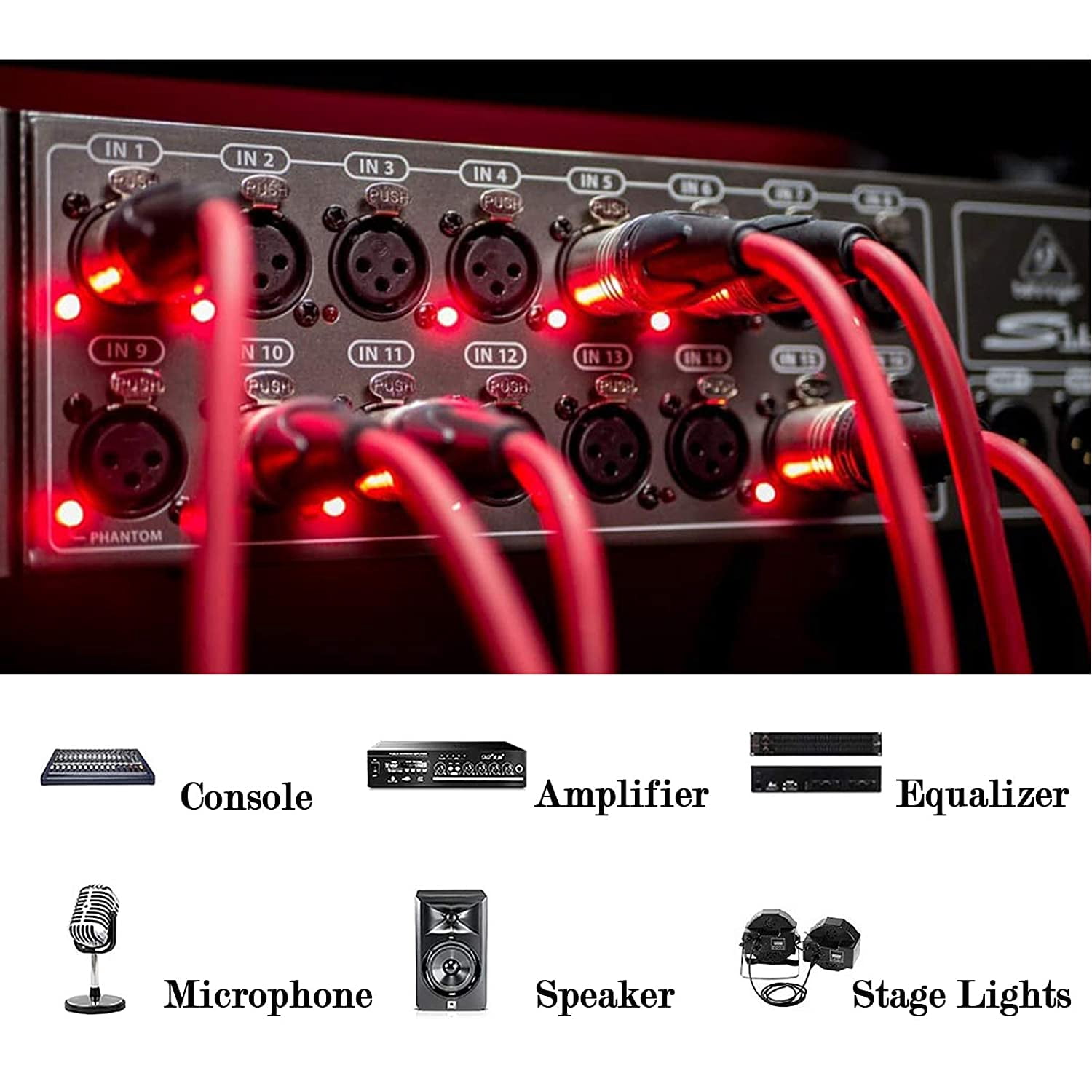 10FT Pack of 2 SpeakOn to XLR Cable - 10 Feet Audio Jack Speak-On Male to 3 Pole XLR Female Extension Wire - Pro DJ PA Gig Stage Microphone Mic 3 Pin Connection Wiring with Twist Lock (2 Packs)